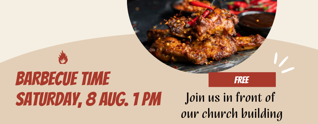 Church community barbecue gathering