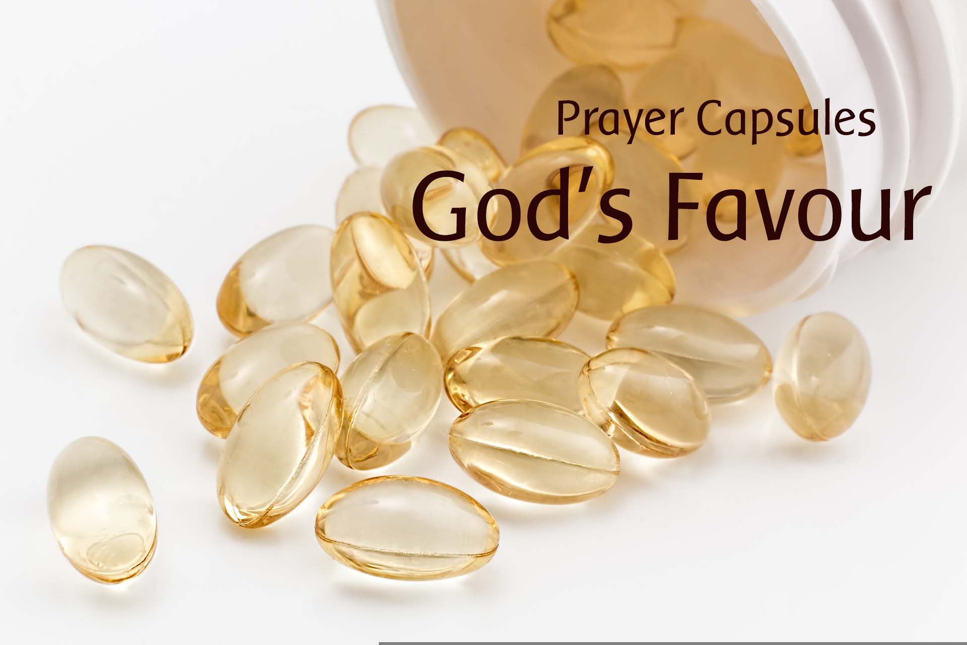 Prayer capsule – God’s Favour